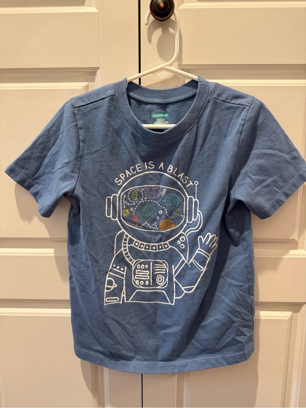 Kids' Blue 'Space Is A Blast' Graphic Tee